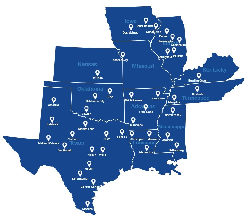 Zintex Markets Map
